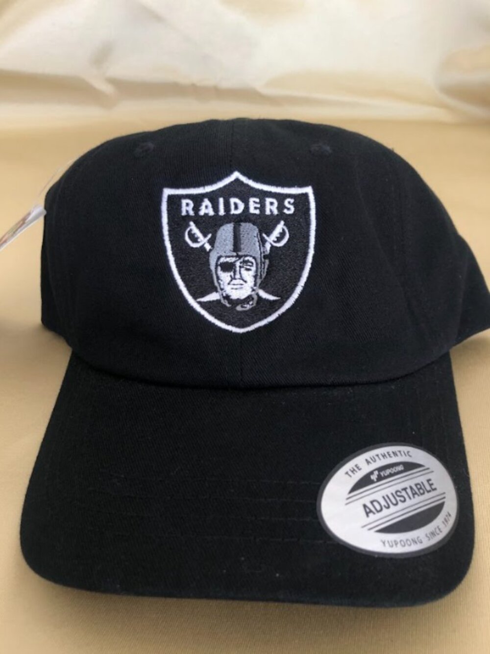 Las Vegas Raiders Black Adjustable Snapback Hats!